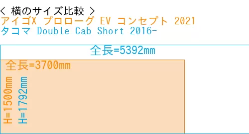 #アイゴX プロローグ EV コンセプト 2021 + タコマ Double Cab Short 2016-